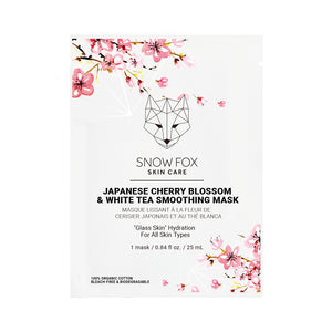 Japanese Cherry Blossom and White Tea Smoothing Mask [Box of 5]