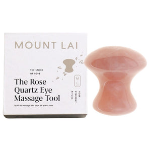 De-Puffing Eye Massage Tool - Rose Quartz