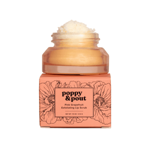 Poppy & Pout Pink Grapefruit Lip Scrub - SLFMKR